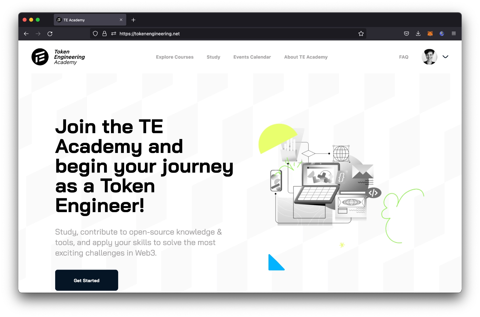 TE Academy Page